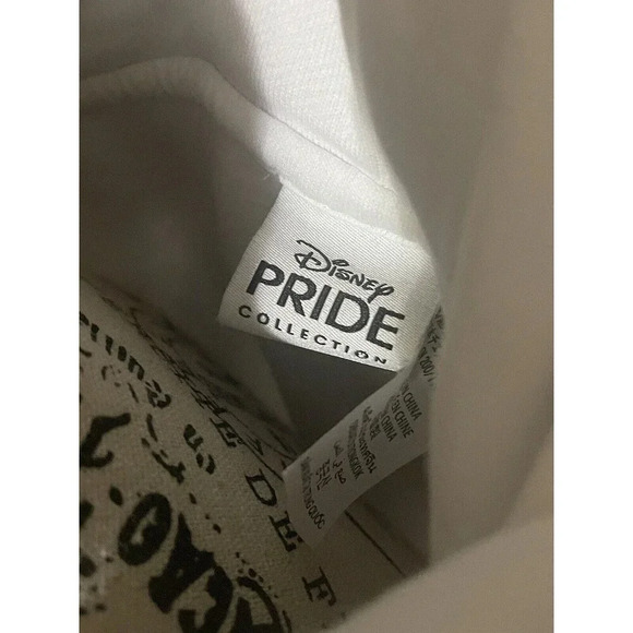 Mickey Mouse Rainbow Hoodie Disney Pride Collection EUC Adult Size Large  Unisex - Picture 5 of 16
